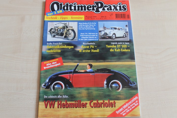 Deckblatt Oldtimer Praxis (01/1999)